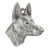 Pharaoh Hound, Kelb tal-Fenek - Silver-plated Dog Pendant, Handbag Decoration, Backpack Pendant by Art-Dog Brand