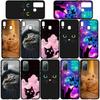 For Motorola Moto Edge 70 60 50 G54 G86 Samsung Galaxy S25 iPhone 17 16 15 Xiaomi Redmi Note 14 13 Pro Max Phone Case Cartoon Cat Meow Lovely Cover