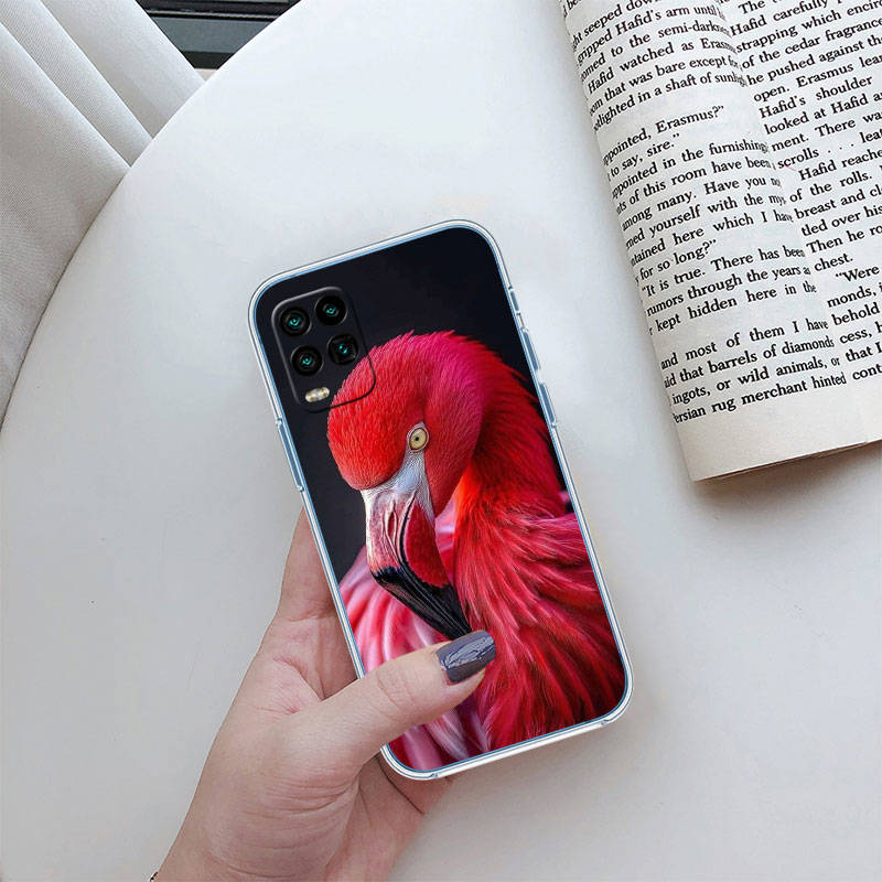 JO24 Flamingos Pink Bird Phone Case for Motorola E22S E7 G6 G7 G8 G9 Plus Power Play G10 G20 G04 E30 E40 E22 E20 E13 G22 G23 G Stylus Play