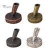 Vintage Desk Organizer Round Pen Holder, Durable Metal Exquisite Carved Desktop Ornament, Calligraphy Base Dip Pens And Quill Supply, for Decoration