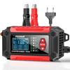 FOXSUR Car Battery Charger 12V 6A FTC-1206 Motorcycle Truck AGM LiFePO4 Lead Acid Batteries Maintainer Digital LCD Display