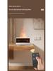 Retro 3D Fireplace Flame Aroma Humidifier & Colorful Desktop Light