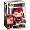 Figurine funko pop - marvel - wanda vision scarlet witch - exclusive - 9 cm - rouge