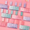 Gradient Color Eraser Set for Students, High Appearance Level, Clean Erasing, Less Dust, Pencil Eraser, 4B Eraser. stationery