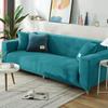 Solid Color Elastic Velvet Sofa Cover for Living Room All Inclusive Stretch 1/2/3/4 Corner L Sofa Slipcovers Cats Funda De Sofá
