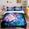 Unicorn Fantasy Decor Gift Set Soft Comfortable Duvet Cover Bedding Set Included 1*Duvet Cover & 2*Pillowcases, Gift