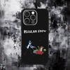 R-RegularS Cute Show  Phone Case For iPhone 16,15,14,13,12,11,Pro,Max,Plus,X,XS,SE,E,Mini,Soft Silicone Black Case