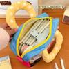 Large Capacity Pen Bag Portable Stationery Bag Cartoon Pencil Case  Students