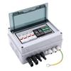A74E-Photovoltaic IP65 Waterproof Solar PV Combiner Box 2 In 1 Output DC600V Fuse MCB SPD With Ground Wire Protection