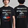 2026 The Weeknd After Hours Til Dawn mit Playboi Carti Europatournee Zeitplan Daten Zweiseitiges T-Shirt Oversize Herren Damen Kleidung