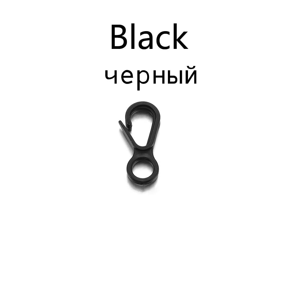 

50 шт., пластиковые красочные застежки-карабы, зажимы-крючки, соединители застежки-омара, брелки, крючки для DIY, принадлежности для изготовления ювелирных изделий