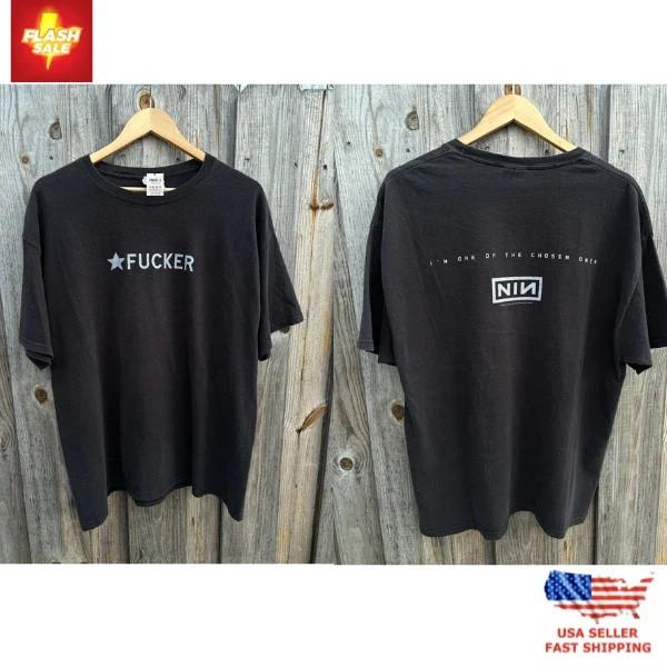 Vintage 2009 Nine Inch Nails Band Reprint NIN Unisex S-4XL Unisex T-Shirt L