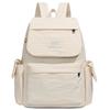 Solid Color Backpack Travel Outdoor Backpack Sports Student Schoolbag