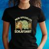 T-Shirt Frauen Faultier Schlaf Shirt Motiv Baumwolle Größe S bis 3XLWird in neuem Fenster oder Tab geöffnet