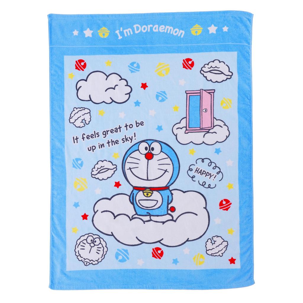Marushin Towel Fluffy Doraemon Towel Summer Terry Nap Nap 2845004400 Children's "I'm Doraemon" Blanket, Cloud, Anime, Manga, Doraemon, Blanket,