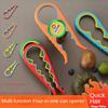 4-in-1 Multi-Function Non-Slip Kitchen Bottle Opener Twist Can Opener Labor-Saving Bottle Lid Opener for Easy Home Use
