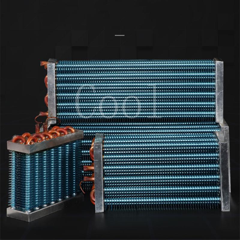 Refrigerator Evaporator Condenser Refrigeration Display Cabinet Freezer Refrigerator Air-cooled Cold Small Copper Tube Radiator