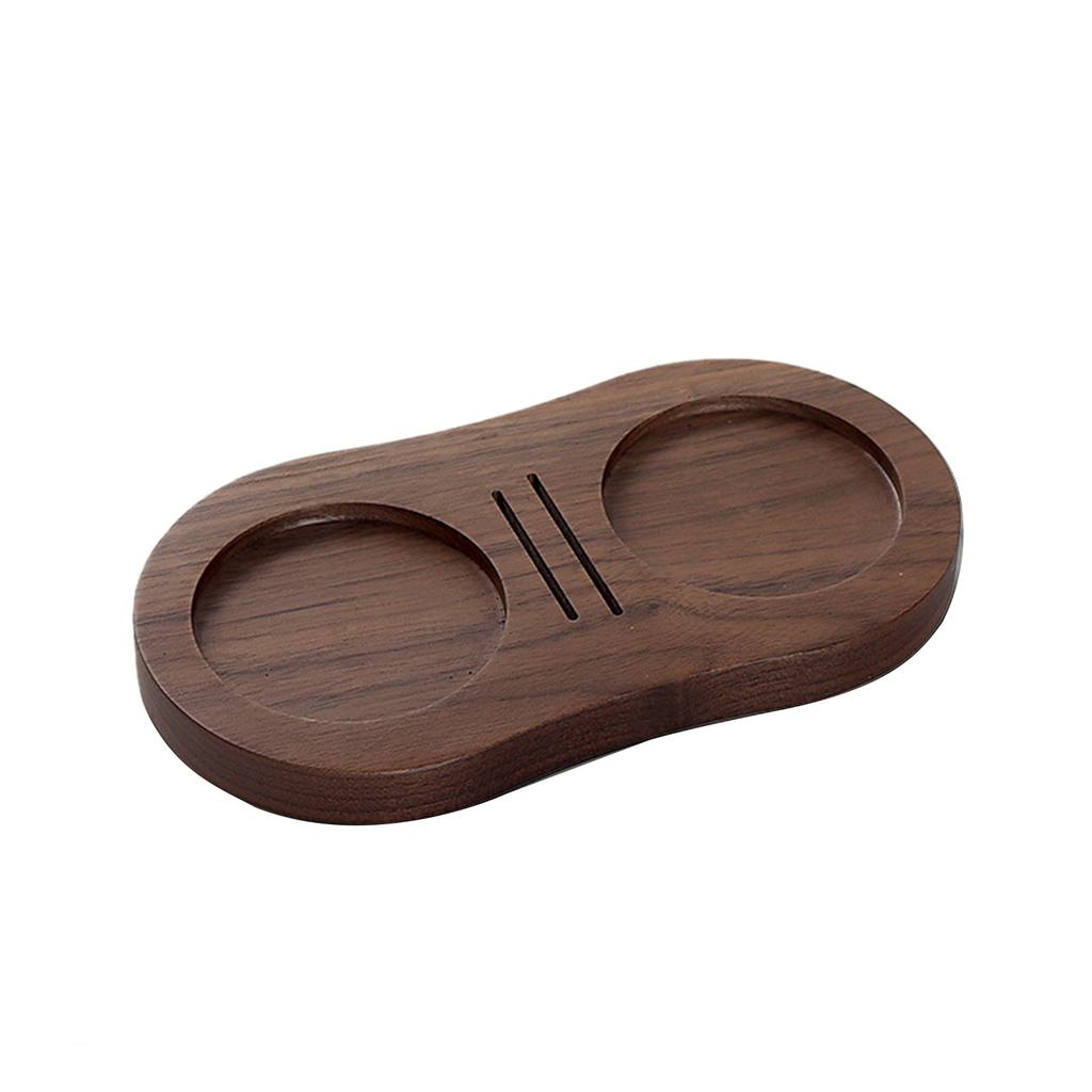 Universal 51/53/58mm Wood Coffee Tamper Holder Wooden Espresso Tamper Mat Stand Coffe Tamper Station Wooden Storage Base