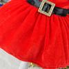 Pet Christmas Fancy Princess Dress Cosplay Outfit Comfortable Soft Dress Up Skirt Pet Supplies