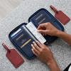 Waterproof Travel Passport Holder RFID Safe Family Organizer Case with Multiple Card Slots - Family Travel Wallet
