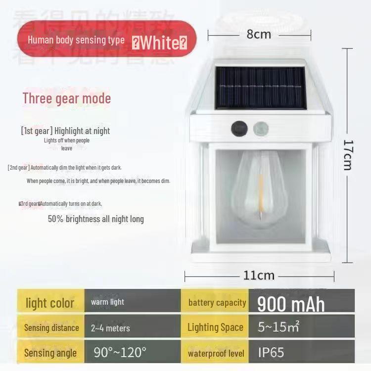 

Мощные водонепроницаемые уличные настенные светильники на солнечных батареях для дома и сада