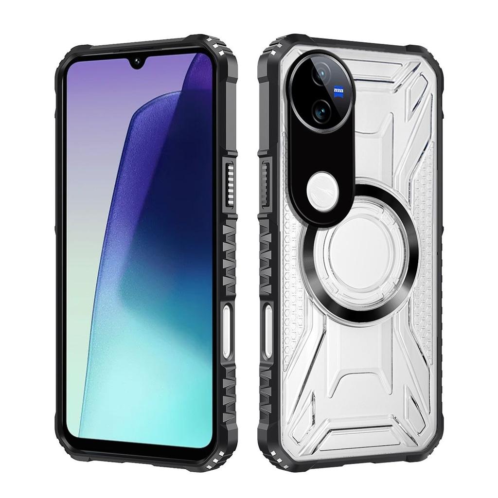 Battle Shadow Series Armor Phone Case for Vivo V50 Shockproof Anti‑Drop Protective Cover