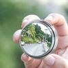 2Pcs 360° Rotatable Convex Blind Spot Mirror Round Frame Wide Angle Clear Rearview Mirror Car Safety Driving Accessories