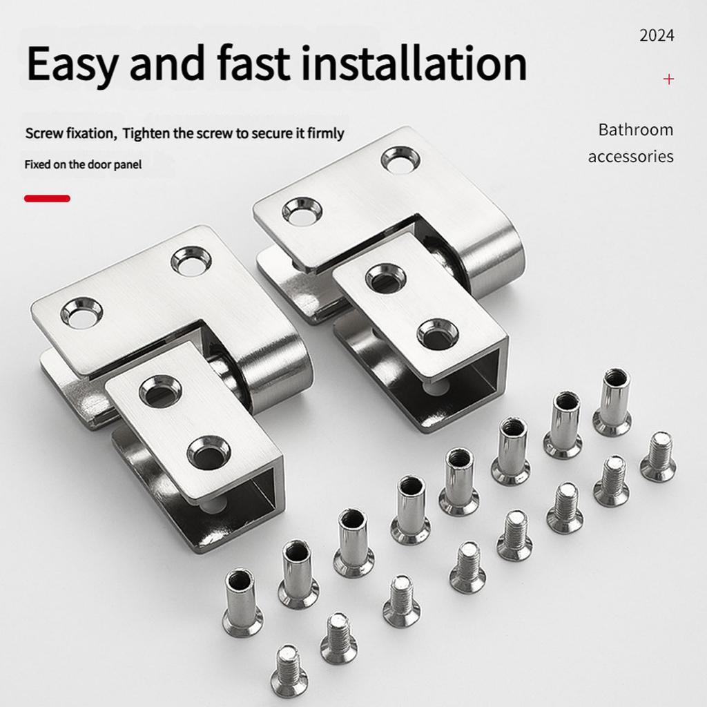 Vysoce odolné slitinové dveřní závěsy pro toaletní příčky Spojovací závěs brány Závěs dveřního panelu pro hladký tichý chod