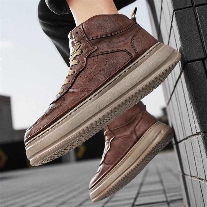 New Fashion Autumn And Winter Men's Low Top Martin Boots Students Male Boys Trending Soft Sole Work Shoes Labor Protection Martin Sneakers