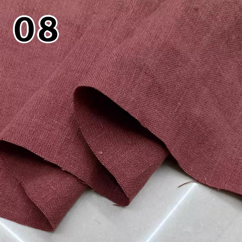 100x140cm 100% Ramie Linen Fabric High-grade Pure Hemp Natural Yarn-dyed Cloth For DIY Hanfu Pants Dress Coat Sewing Crafts