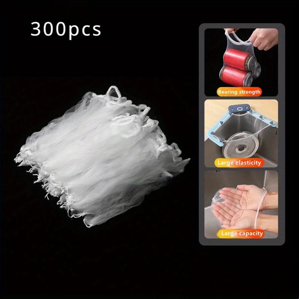 1pc Stainless Steel Sink Filter Drain Rack, Kitchen Mesh Bag Stand, Waste Garbage Net