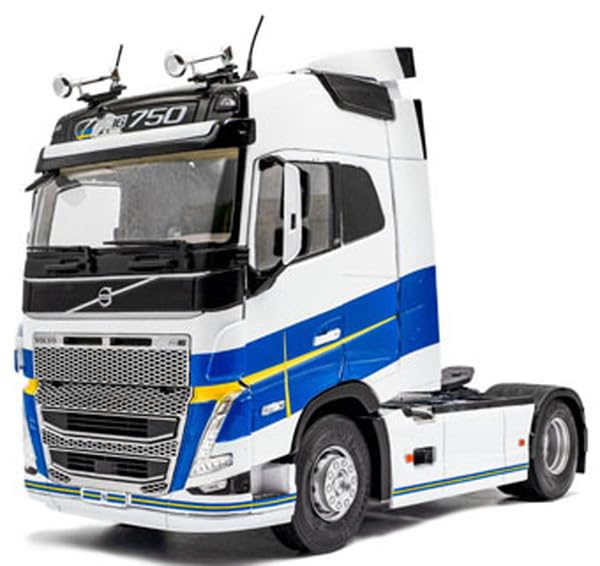 SOLIDO Масштаб Volvo FH Globetrotter XL 2019 Готовая модель S2400106 1/24 (Белый/Синий)