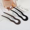 2 Pieces of Fashionable and Elegant U-Shaped Hair Clips, Hairpins, Bun Hair Clips, Hair Accessories for Women, Suitable for Parties, 