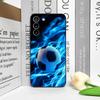 Creative Lightning Football Printed Phone Case for Samsung Galaxy S26 S25 S24+ S23 Ultra S25+ S22 Plus S21 FE S20 5G Soft Cover