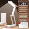 Rechargeable LED Desk Lamp: Dual-Use Eye Protection for Reading & Writing, Multifunctional Night Light for Dorm or Bedroom.