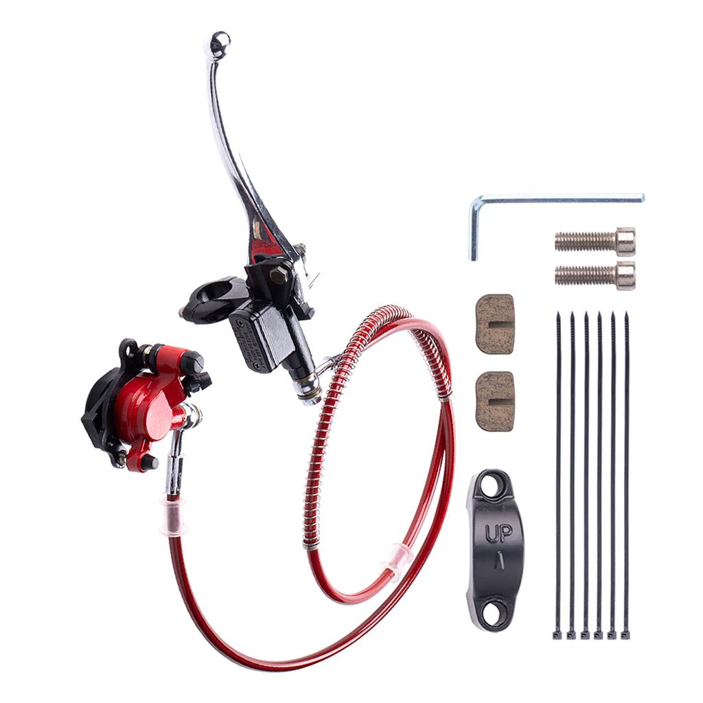 Zadní hydraulický kotoučový brzdový systém třmen s brzdovými destičkami brzdové sestavy hlavní válec pro 2taktní 47CC 49CC