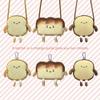 Cute Bread Toast Plush Shoulder Bag Coin Purse Handbags Storage Crossbody Tote