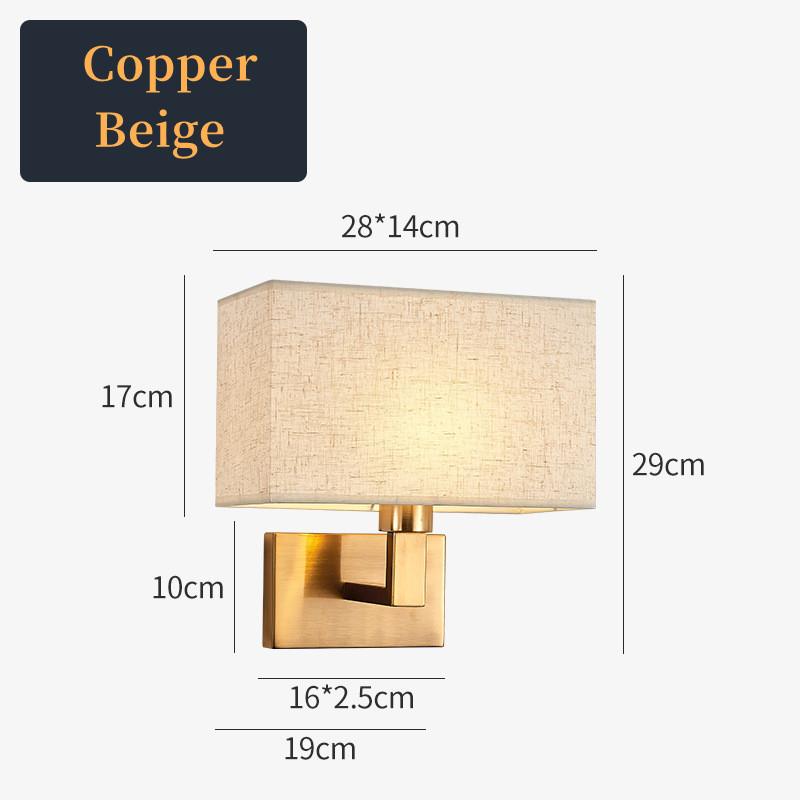 Wall Bedroom Lamp Modern 12W Bedside LED Wall Light Sconce Nordic for Living Room Indoor Aisle Corridor E27