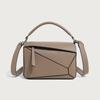 Xi Mengyao Same Geometric Bag Splicing Women'S Bag Crossbody Handbag Pillow Bag Internet Celebrity Same Trendy Shoulder Bag