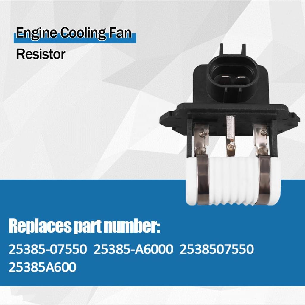 Kühlerlüfterwiderstand Passend für 2011-2017 Hyundai Elantra GT Sonata Kia Forte Soul Optima Ersetzt 25385-07550 25385-A6000 2538507550 25385A6000
