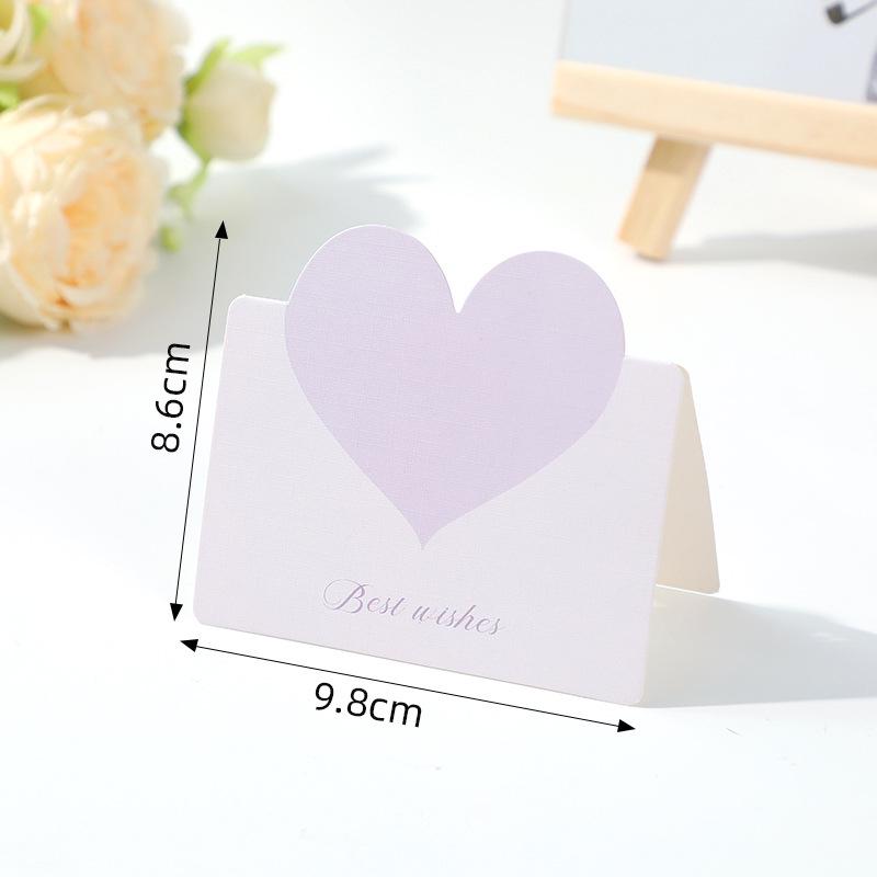 3D High-End Blank Folding Greeting Card with Handwritten Wishes