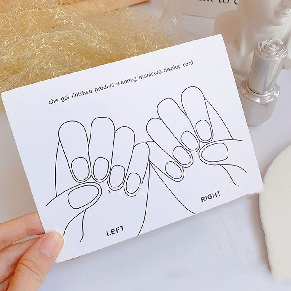 

Подставка Демонстрационная Бумажные Фотореквизиты Накладные Ногти Пластина Типсы Фон Карта Доска для Демонстрации Нейл-арта 1