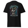 ZODIAC AQUARIUS GOTHIC Black T-Shirt Vintage Unisex Astrology Tarot All Sizes