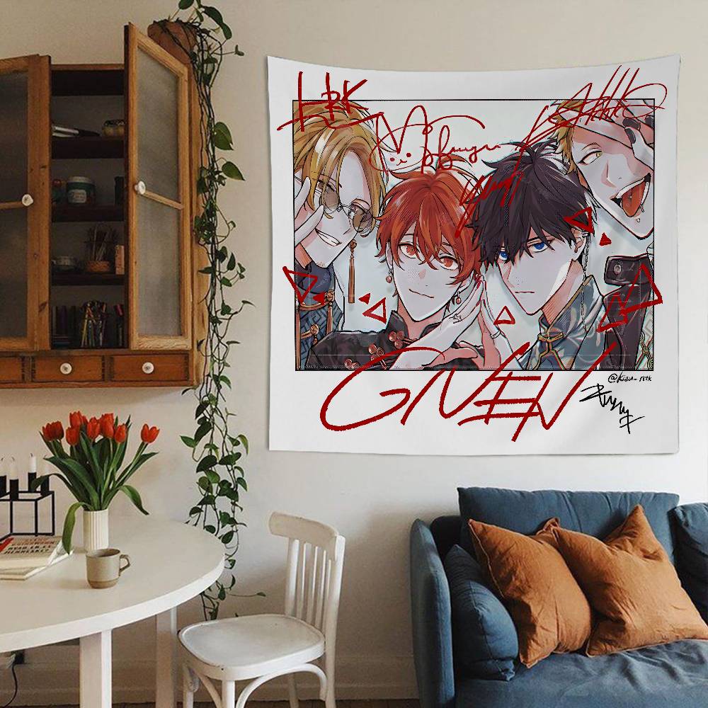Japanses Cartoon Given Cartoon Tapestry Art Science Fiction Room Home Decor Wall Hanging Home Decor
