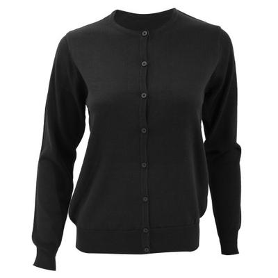 Womens Round Neck Cardigan / Ladies Knitwear