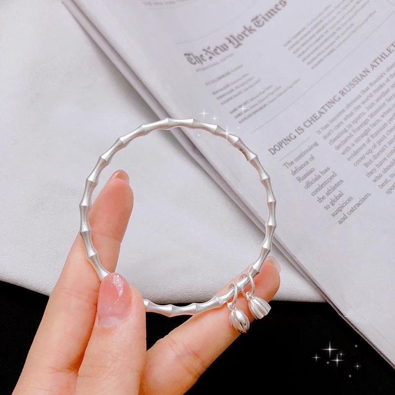 Freude zweier Leben: Elegantes Bambusgelenk-Armband - Antiker Chinesischer Stil, Perfektes Geschenk für eine Freundin oder beste Freundin