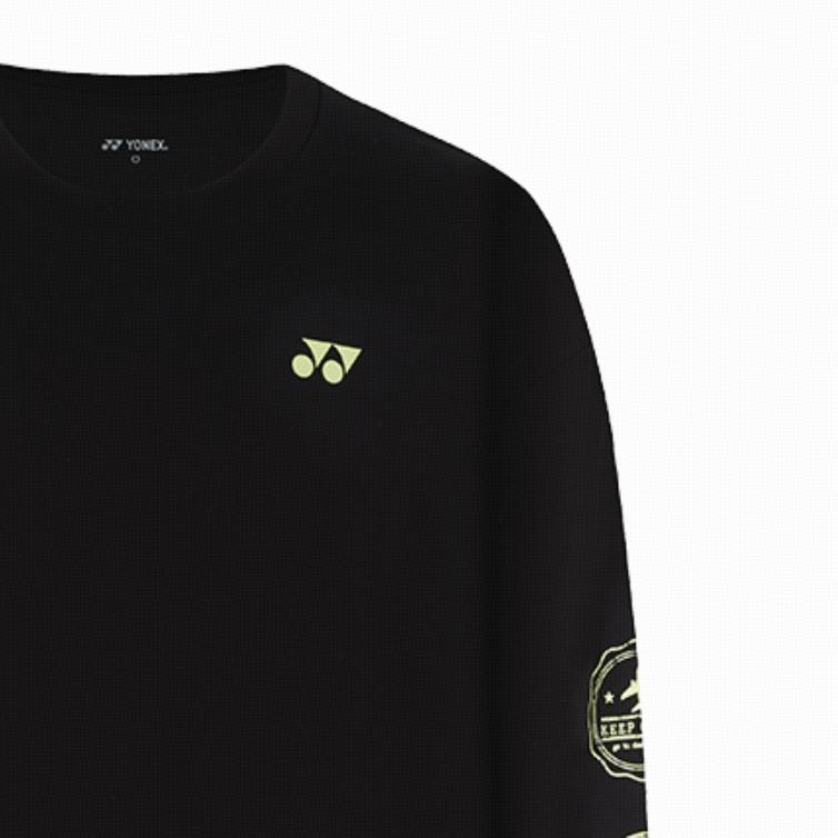YONEX Sweatshirts Unisex Crew Neck Moderate 115195BCR