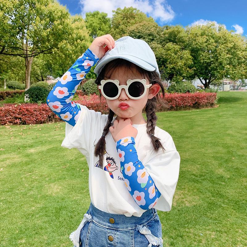 

Детские мультяшные нарукавники с защитой от УФ-лучей - Дышащая и милая защита от солнца для мальчиков и девочек