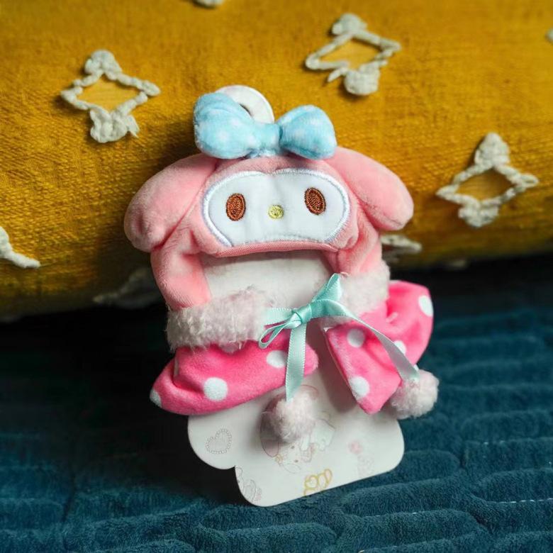 Набор костюмов «Друзья животных»: Накидка и головной убор «Медведь, Кролик, Белка, Пчела» для кукол Approximately 8cm Each