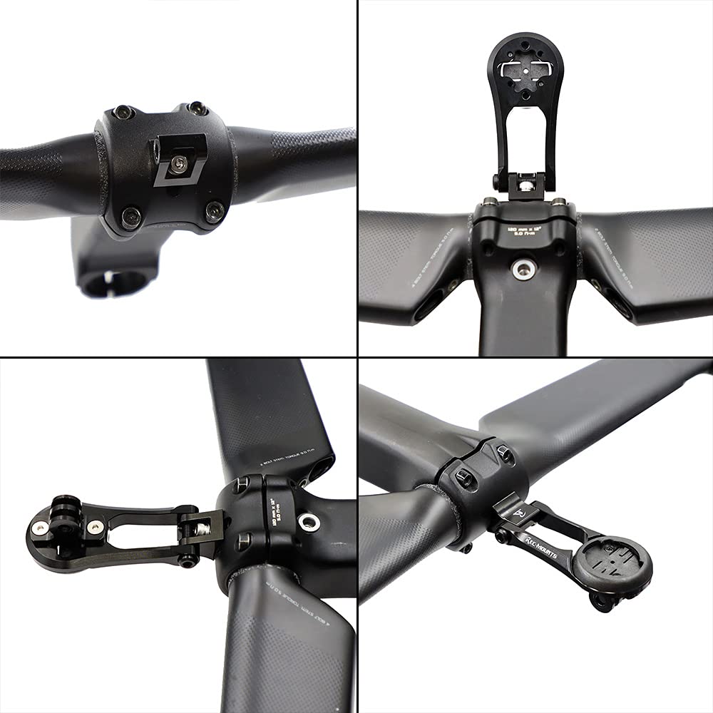 Specialized Venge Tarmac ROUBAIX Future Type Alpha Combo Mount with 10 Compatible with and GoPro HERO [RecMount] (S-Works Stem) (Compatible brands)